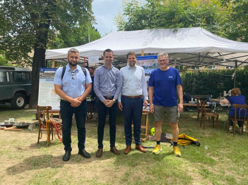 Meeting of Bosnian partners with Czech enviroment minister and director of the Czech Geological Survey
