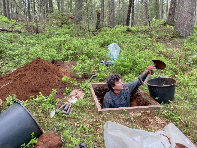 Soil sampling in Norway