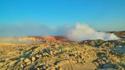 Fumarolic activity of the Ert Ale Volcano, Afar