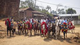 Traditional wedding celebration in western Ethiopia