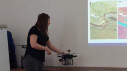 Ukázka práce expertů ČGS - využití dronů, Praha 11. května 2022