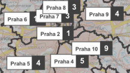 Náhled mapové aplikace pro návštěvníky Geologického dne 2025