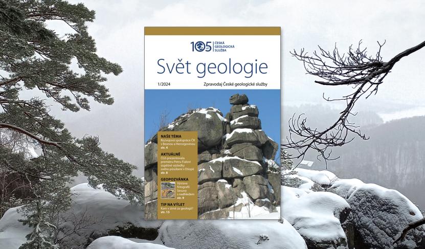 Obálka Světa geologie 1/2024