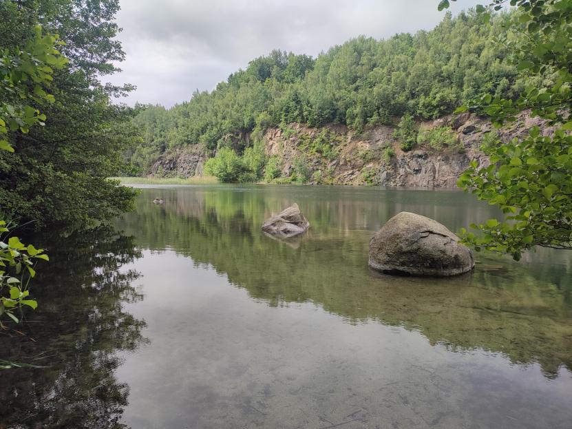 Opuštěný lom Grenzland 