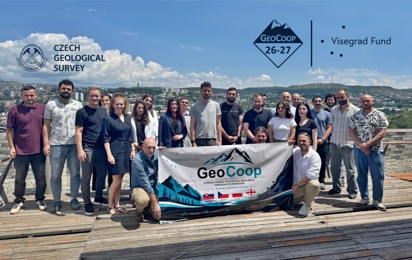 Společná fotka po úvodním workshopu pře expedici do Gruzie v rámci projektu V4 - GeoCoop 2026