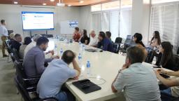 Introduction of the workshop with the participation of the director of the NEA agency Vasil Gedevanishvil
