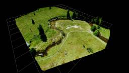 Fotogrammetrický 3D model povodí potoka Jizerka v obci Jizerka