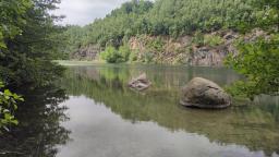 Opuštěný lom Grenzland 